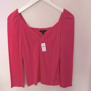 NWT Banana Republic Timeless Smocked Crop Top